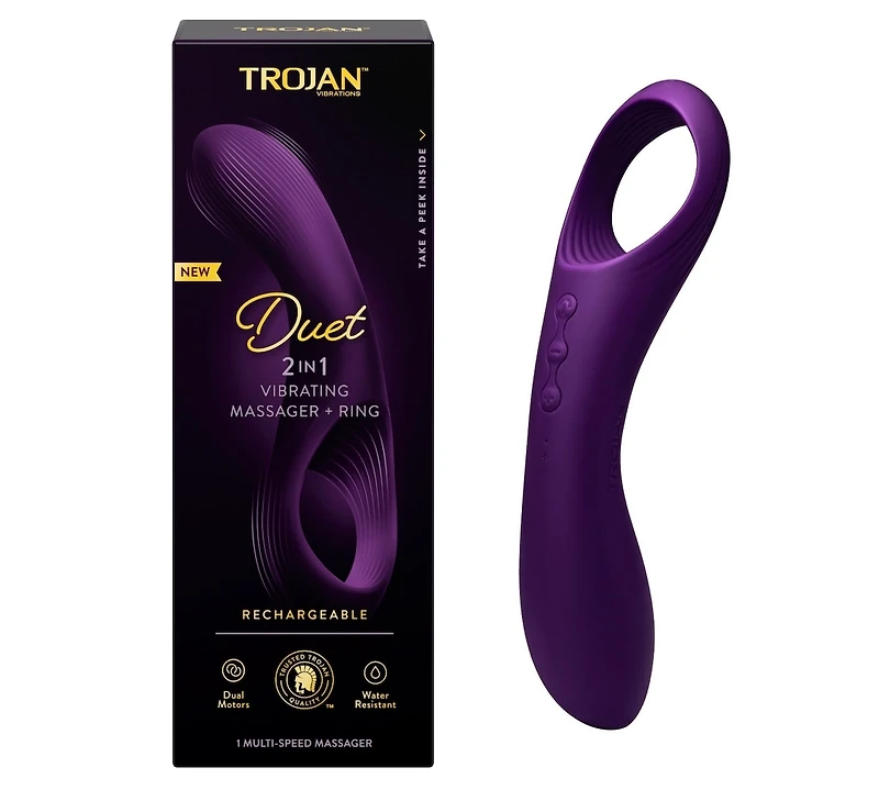 Duet 2-in-1 Vibrating Massager + Ring