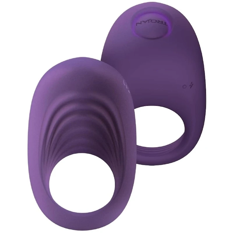 Trojan Dual Pleasure Vibrating Ring For Couples