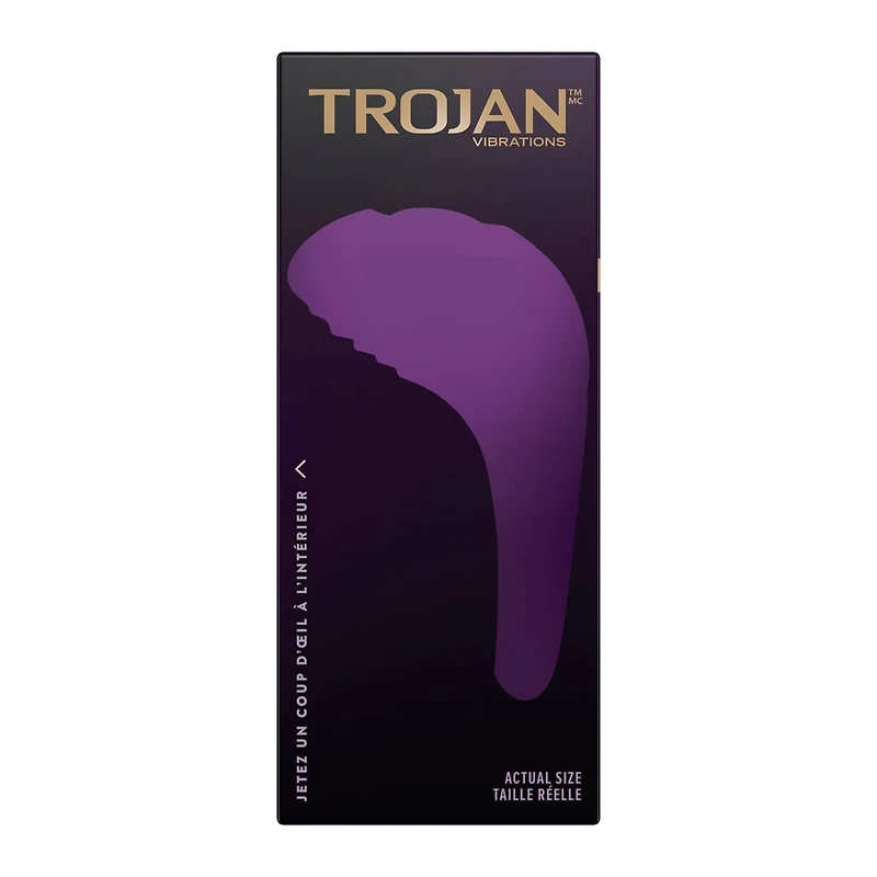 Trojan Dual Pleasure Vibrating Ring For Couples