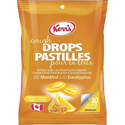 Pastilles pour la toux miel citron