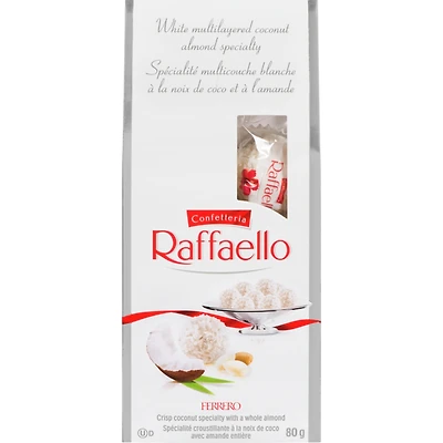 CONFETTERIA RAFFAELLO Coconut Almond Specialty Bag, 8 Individually Wrapped Confections
