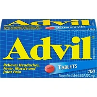 Advil Comprimés de 200 mg d'Ibuprofène USP Comprimés