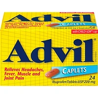 Advil 200 mg Ibuprofène 24 Comprimés