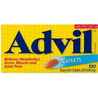 Advil Regular Strength Ibuprofen Caplets for Headaches and Pain Relief, 200 mg
