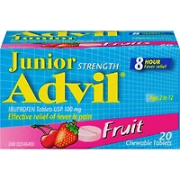 Advil Junior Comprimés d'ibuprofène à 100 mg, USP, Fruits