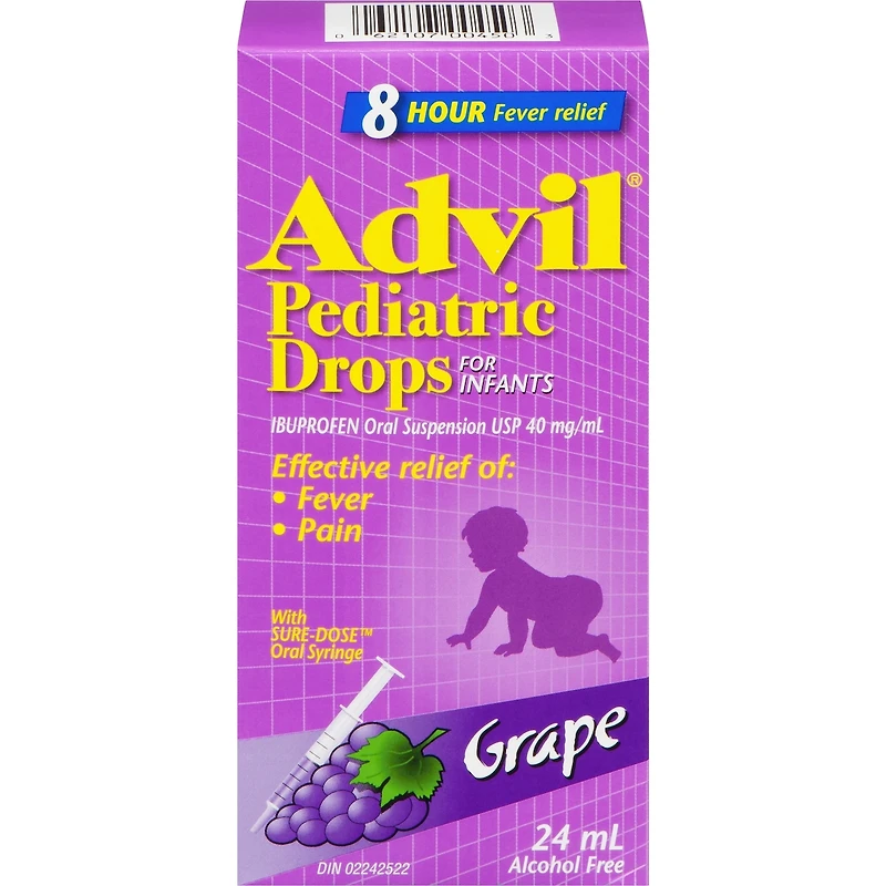 Advil Gouttes Pédiatriques pour Nourrissons Suspension Orale d'Ibuprofène à 40 mg/ml
