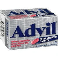 Advil Comprimés de 400 mg d'Ibuprofène USP Extra Fort 16 Caplets