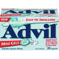 Advil Capsules d'Ibuprofène à 200 mg Mini-Gels Capsules