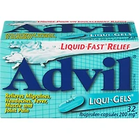 Advil Capsules de 200 mg d'Ibuprofène Liqui-Gels