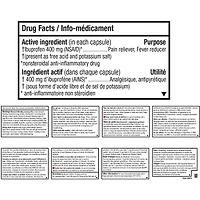 Advil Capsules de 400 mg d'Ibuprofène Extra Fort 12 Liqui-Gels