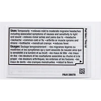 Advil, Extra-fort, pour soulager les maux de tête, les migraines et la douleur, 400 mg d’ibuprofène, flacon de 24