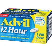 Advil 12 heures, pour un soulagement prolongé de la douleur, 600 mg d’ibuprofène