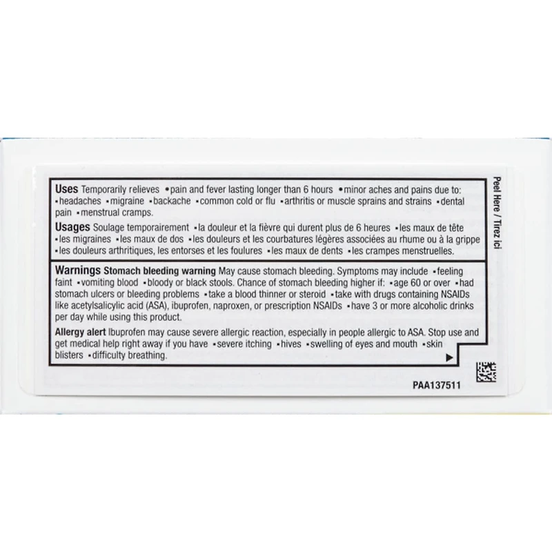 Advil 12 Hour Tablets for Extended Pain Relief, 600 mg Ibuprofen