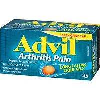 Advil Douleurs Arthritiques Capsules de 400 mg d'Ibuprofène 45 Liqui-Gels à Action Durable