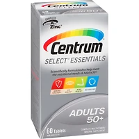 Centrum Select Essentiels 50+, un supplément complet de vitamines et de minéraux