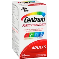 Centrum Forte Essentiels, un supplément complet de vitamines et de minéraux formulé pour les adultes