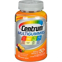 Centrum MultiGummies Adults 50+ Multivitamin Supplement Gummies, 130 Count