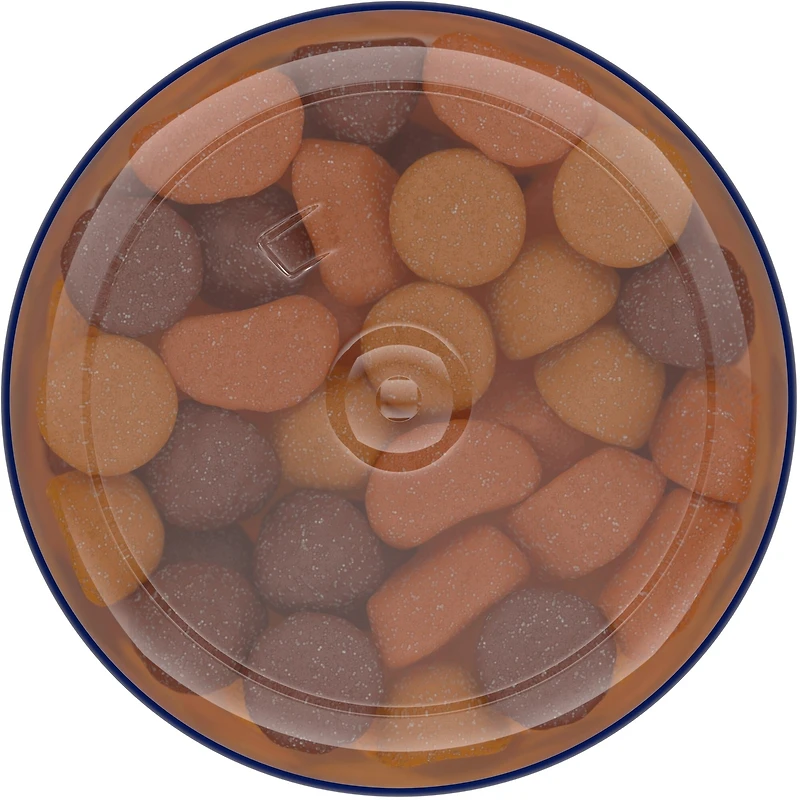 Centrum MultiGummies Hommes 50+, un supplément gélifié complet de vitamines et de minéraux, saveurs de pommes sûres, fruits tropicaux et baies mélangées, en format de 120 gelées