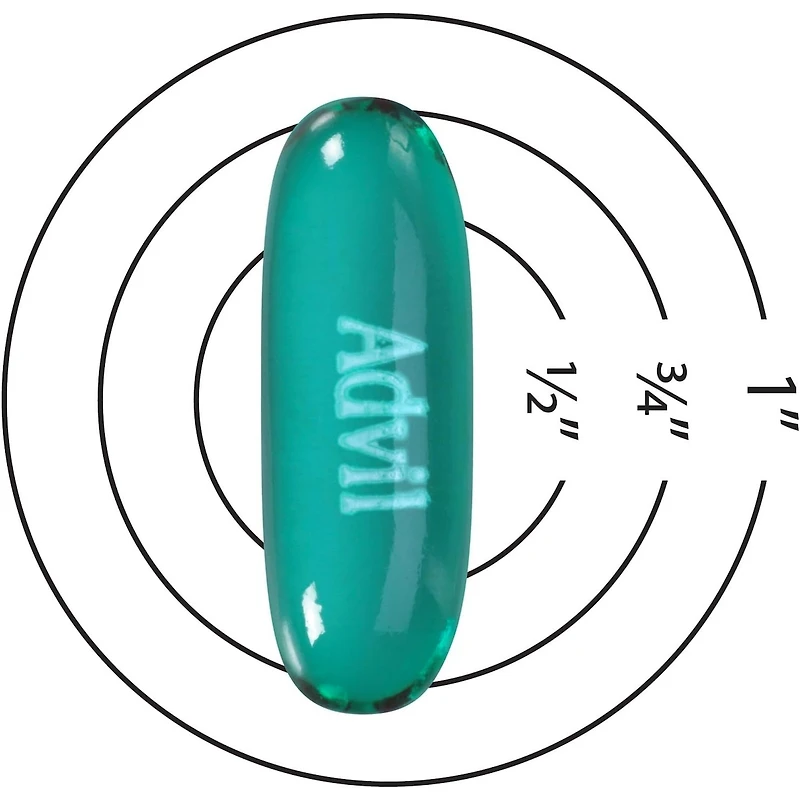 Advil Capsules de 200 mg d'Ibuprofène Liqui-Gels
