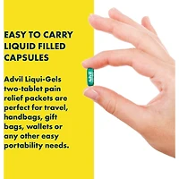 Advil Capsules de 200 mg d'Ibuprofène Liqui-Gels