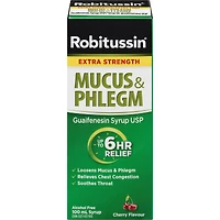 Robitussin Mucus & Phlegm Syrup Cherry Flavour Extra Strength 100 ml