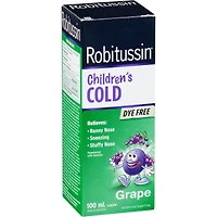 Robitussin Liquide Rhume pour Enfants Raisin 100 ml