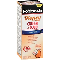 Robitussin Toux et Rhume Sirop au Miel Nuit 230 ml