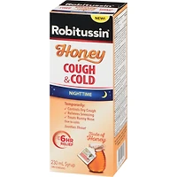 Robitussin Toux et Rhume Sirop au Miel Nuit 230 ml