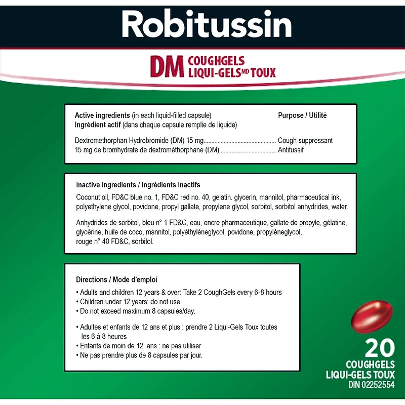 DM Liqui-gels Toux