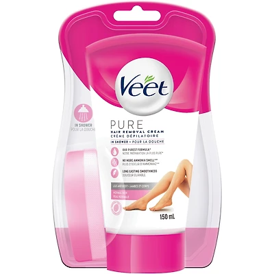 Veet® Pure™ In-Shower Hair Removal Cream, Normal Skin