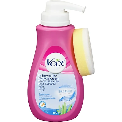 Veet® Pure™ In-Shower Hair Removal Cream, Sensitive Skin