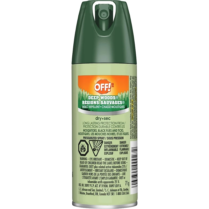 OFF!® Régions sauvages® Chasse-moustiques – Sec