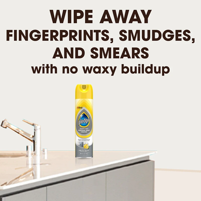 Pledge® Expert Care ™ Stainless Steel Cleaner
