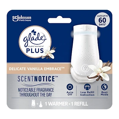 Glade Plugins® Scented Oil Plus Starter Kit - Delicate Vanilla Embrace®