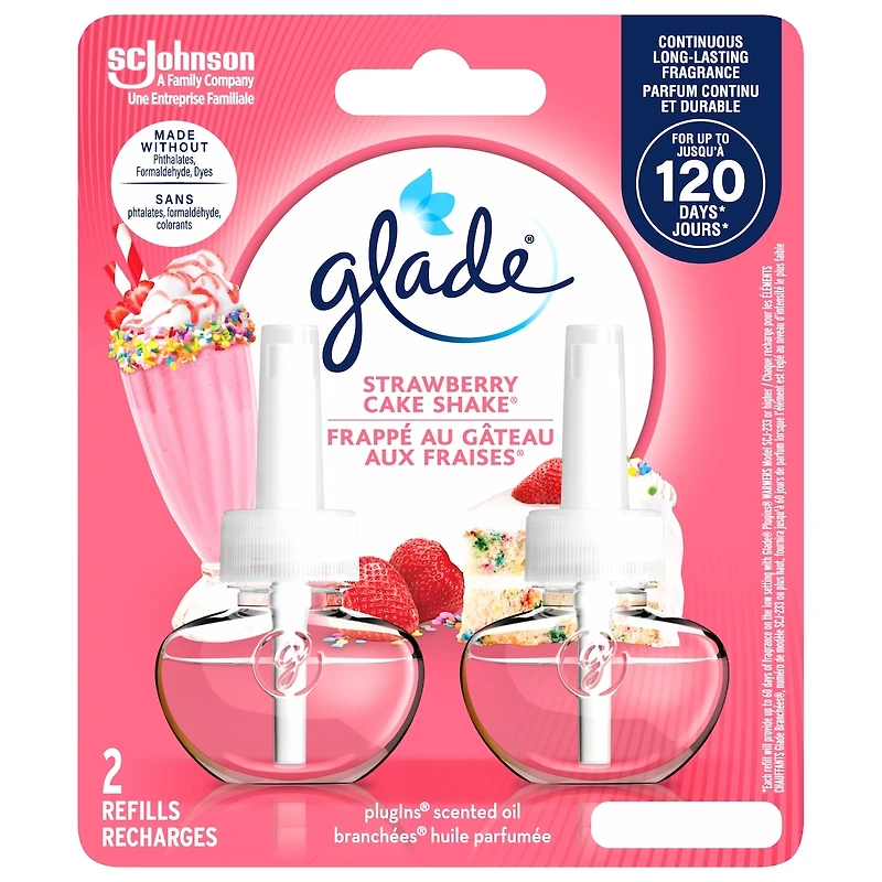 Glade Plugins® Scented Oil Refill - Strawberry Cake Shake®