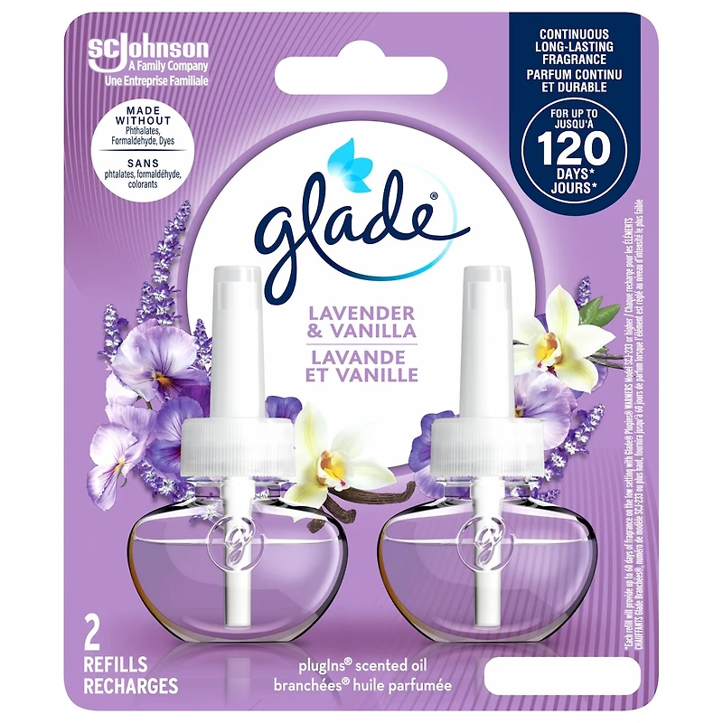 Glade Branchées® Huile Parfumée Recharge - Lavande Et Vanille