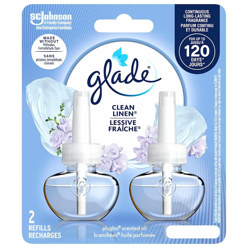 Glade Plugins® Scented Oil Refill - Clean Linen®