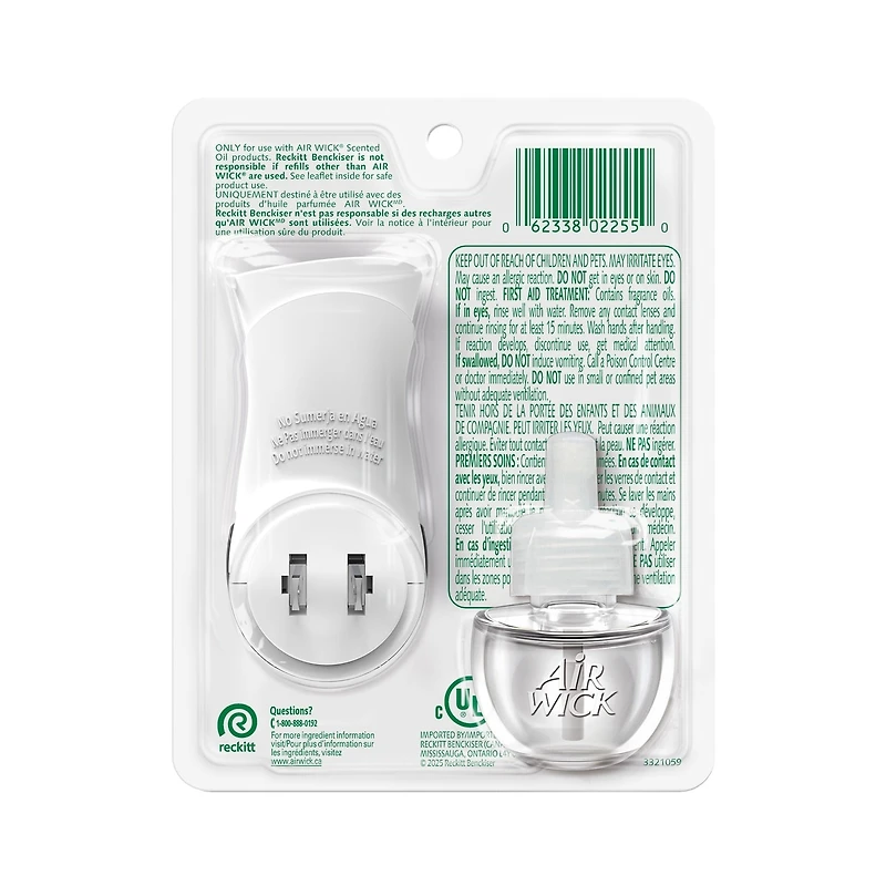 Trousse d’huiles parfumées - Fusion Pomme Canelle, 1 Diffuseur + 1 Recharge