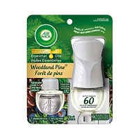 Trousse d’huiles parfumées - Forêt de pins, 1 Diffuseur + 1 Recharge