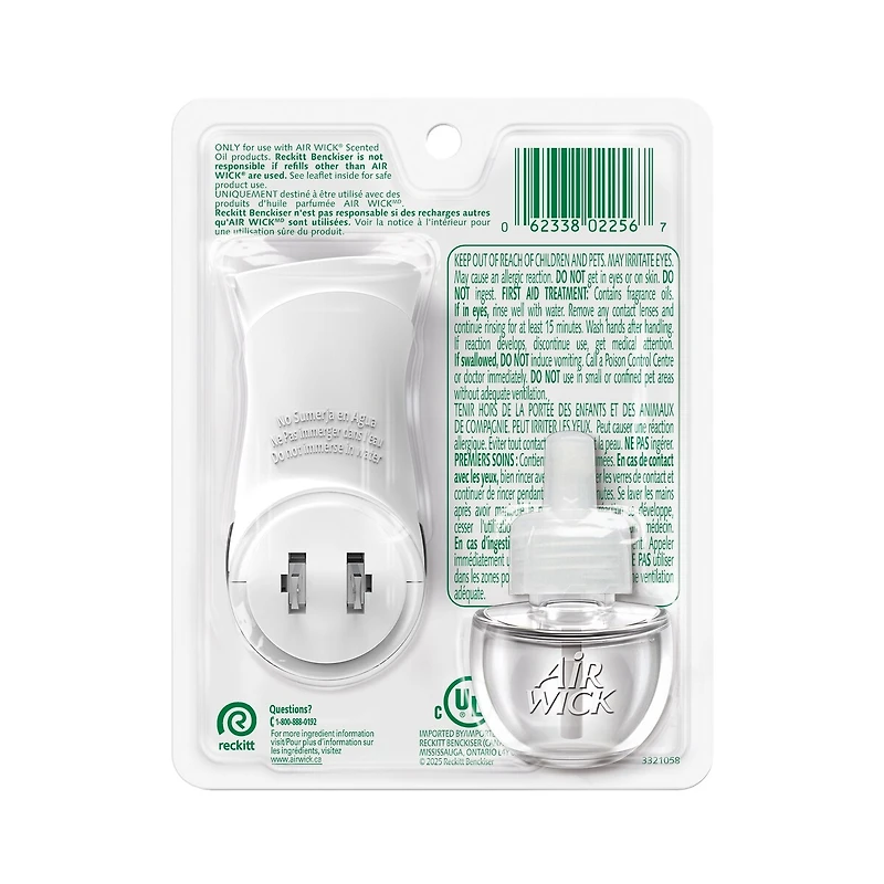 Trousse d’huiles parfumées - Forêt de pins, 1 Diffuseur + 1 Recharge