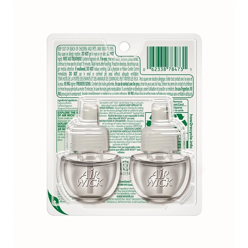 Recharge d’huiles parfumées - Lavande et camomille, 2 Recharges