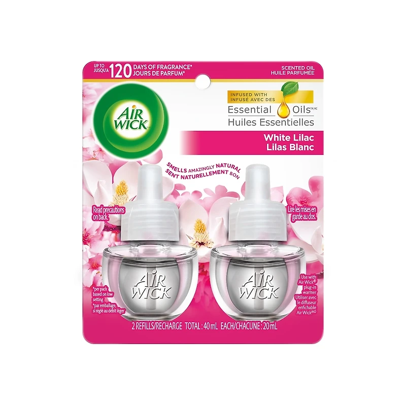 Scented Oil Refill - White Lilac, 2 Refills