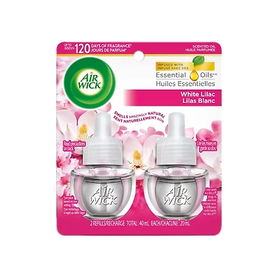 Recharge d’huiles parfumées - Lilas blanc, 2 Recharges