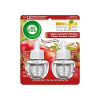 Recharge d’huiles parfumées - Fusion pomme cannelle, 2 Recharges