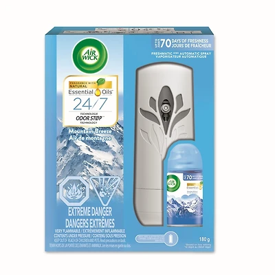 Trousse FRESHMATICMD  - Air de montagne, 1 Appareil +1 Recharge + Batterie