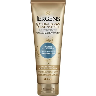 Natural Glow +Firming Daily Moisturizer & Gradual Sunless Tanner  - Fair to Medium