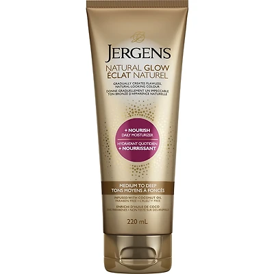 Natural Glow +Nourish Daily Moisturizer Gradual Sunless Tanner - Medium to Deep