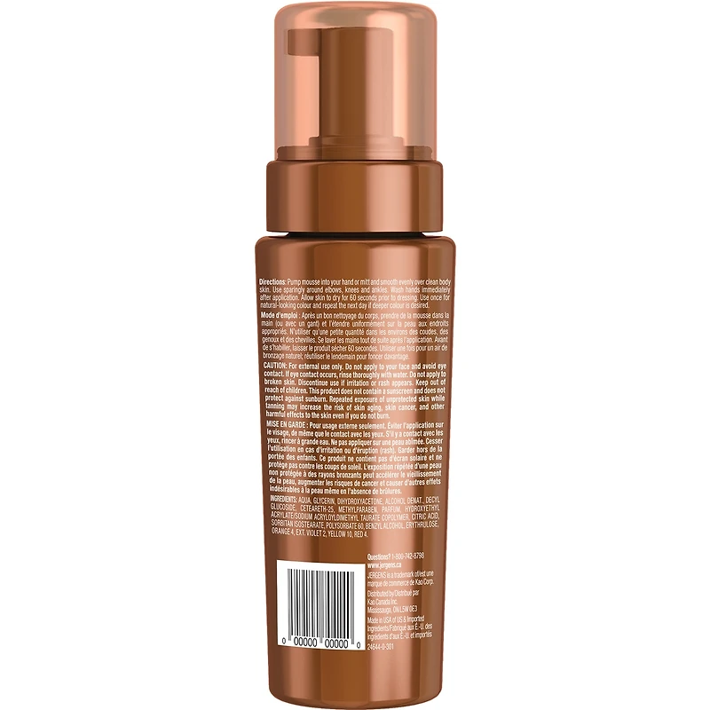Natural Glow Instant Sun Sunless Tanning Mousse