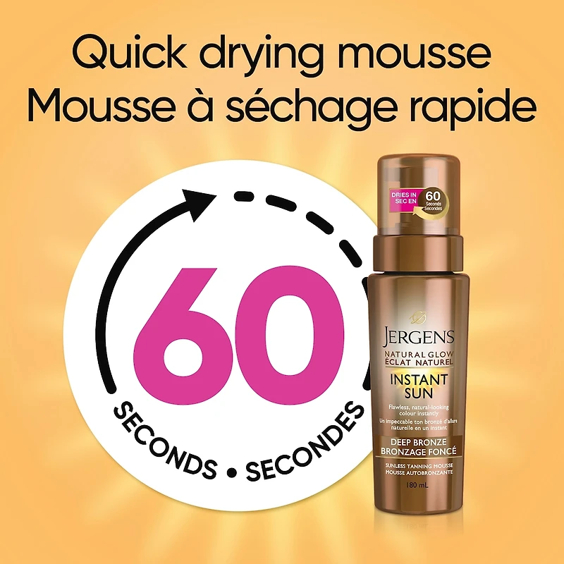 Natural Glow Instant Sun Sunless Tanning Mousse
