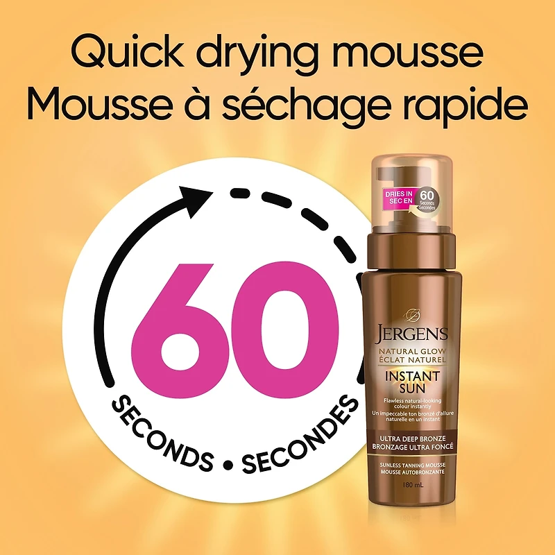 Natural Glow Instant Sun Sunless Tanning Mousse